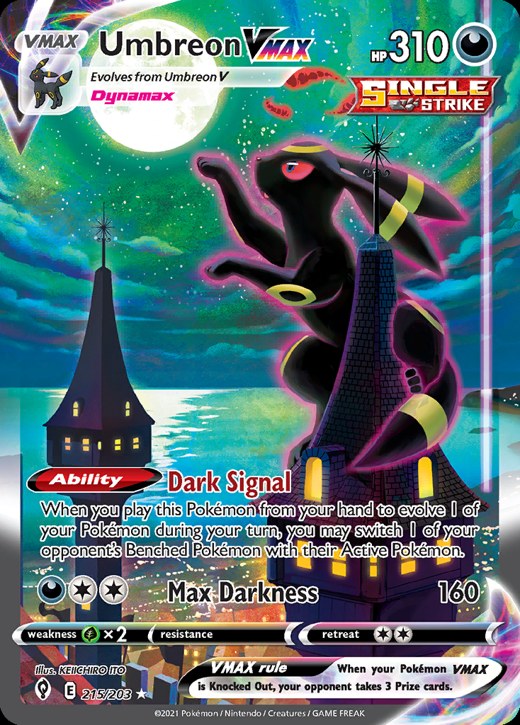 Umbreon VMAX 215/203 — PSA 10